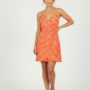 Forever 21 Vibrant Orange Dress